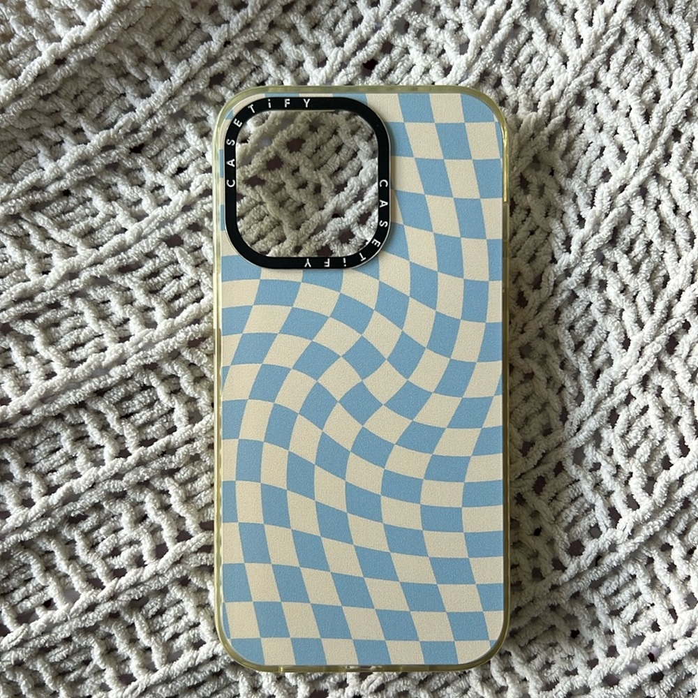 Checkered iPhone 13 Pro case